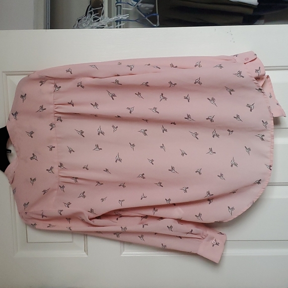 Blush Pink Button Up shirt - Picture 3 of 3